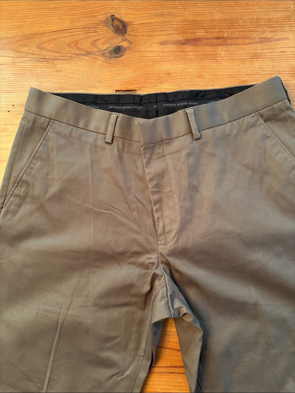 Express Men's Chinos - Olive/Taupe